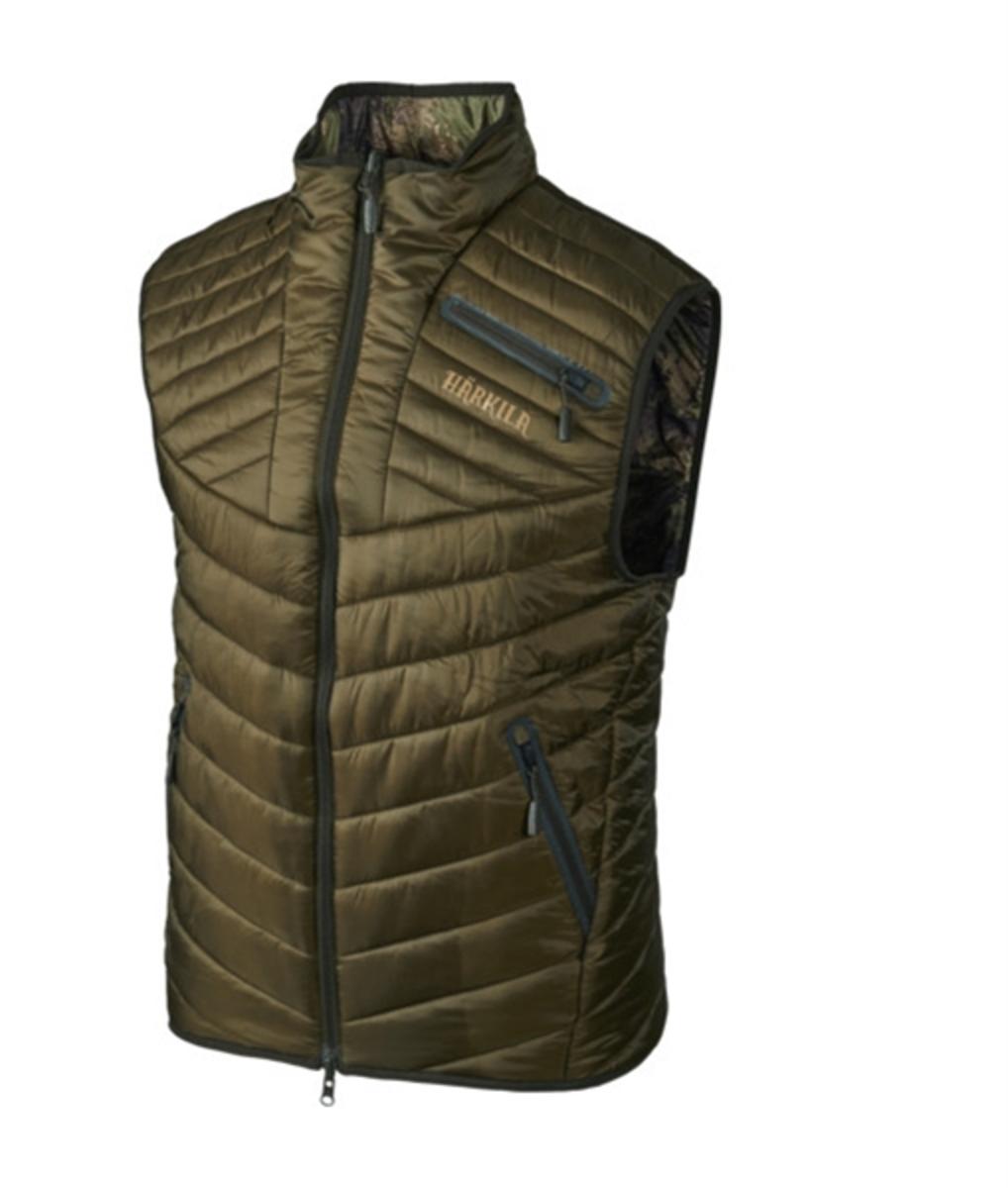 Harkila Lynx Insulated Reversible waistcoat Willow green/AXI