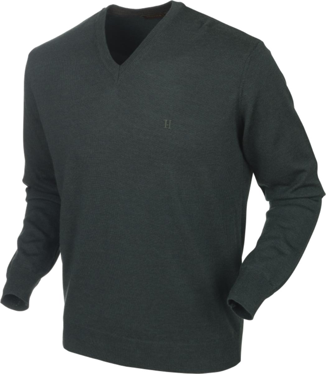Harkila Glenmore Merino Pullover Deep Forest Green