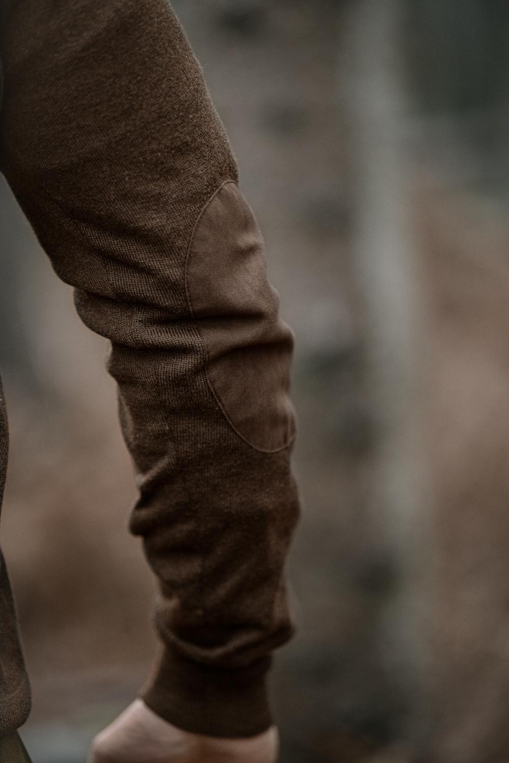 Pine Half Zip Sweater Dark Brown – view 5