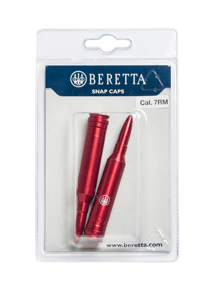 Beretta Rifle Snap Caps 7mm Rem Mag Dummy Rounds – Red (x2) – view 3