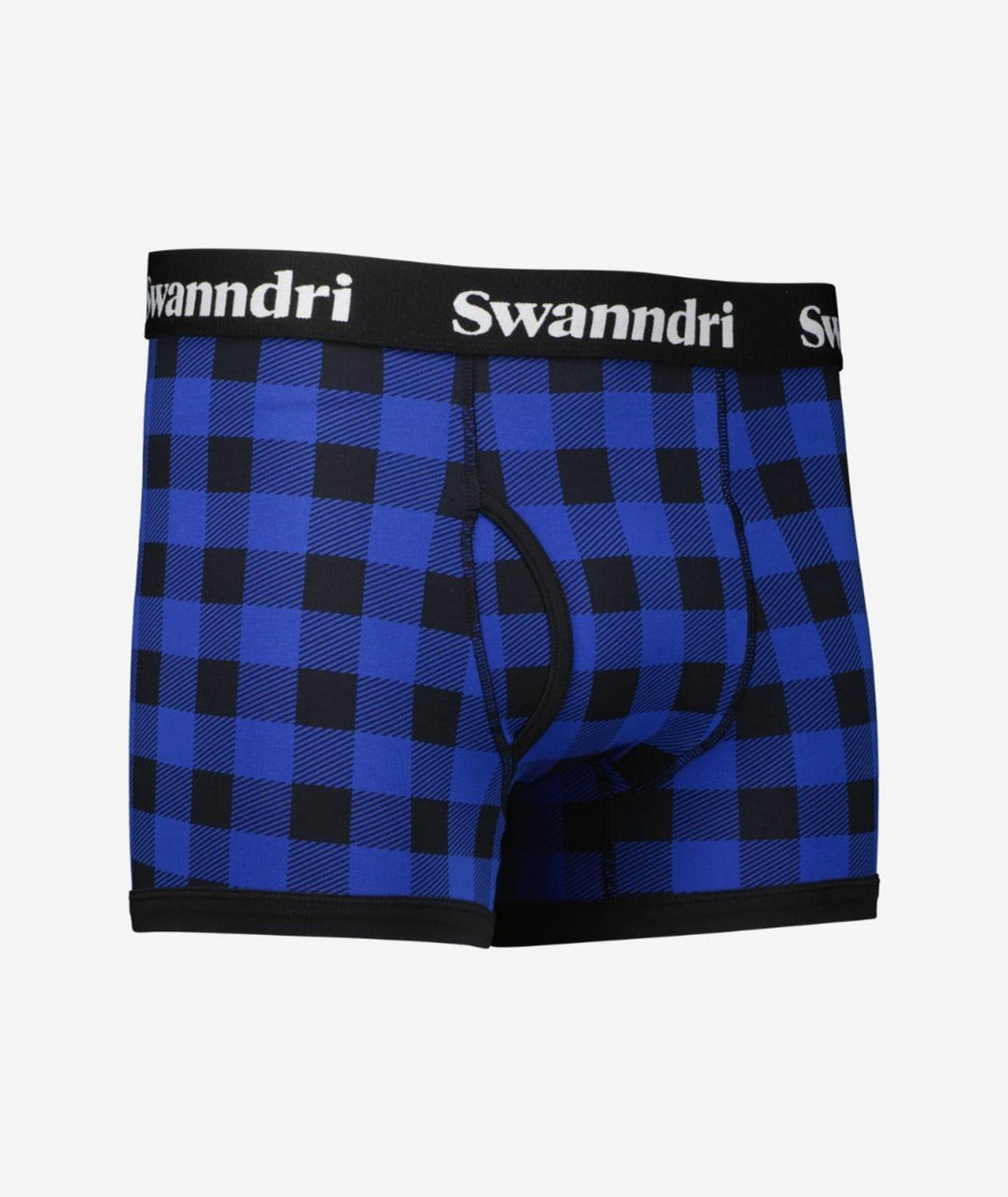 Swanndri Men's Underwear - Organic Cotton Check Boxer Briefs