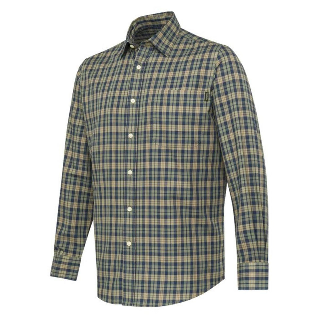 Beretta BRYGGEN SHIRT Blue & Sand Check