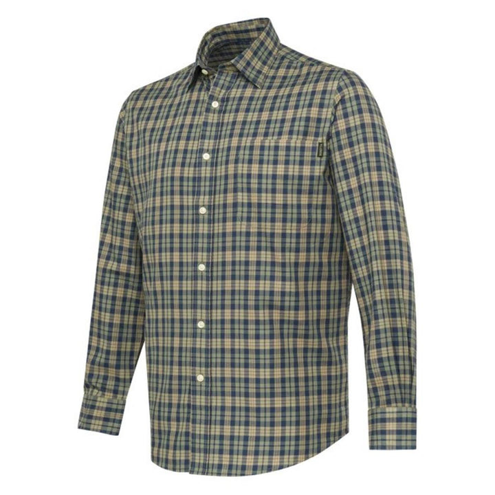 Beretta BRYGGEN SHIRT Blue & Sand Check