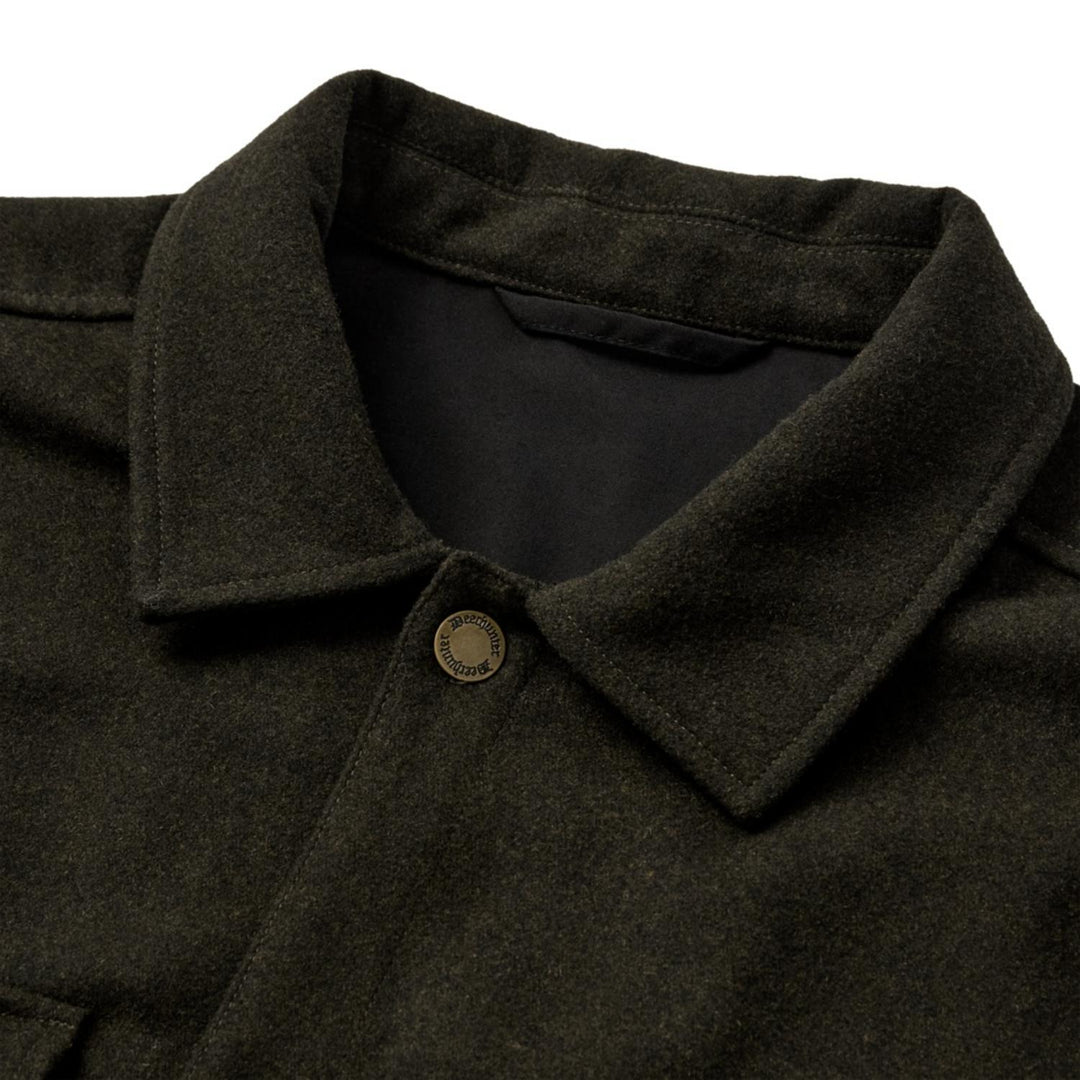 Deerhunter Tatra Overshirt Loden Wood Wool Blend Shirt