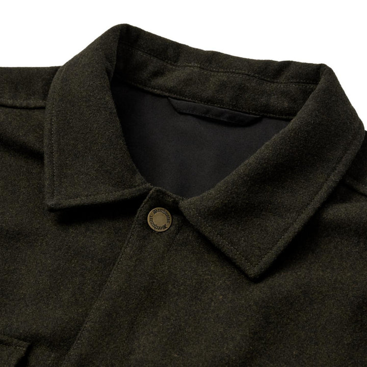 Deerhunter Tatra Overshirt Loden Wood Wool Blend Shirt