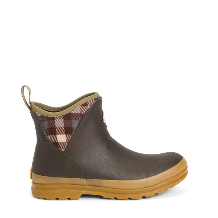 Muck Boots Originals Ankle Wellingtons Brown/Plaid/Gum