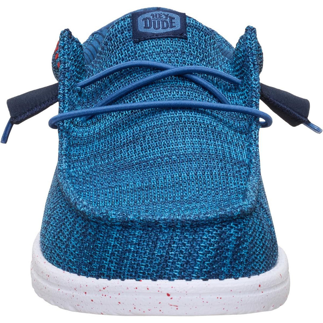 HEYDUDE Wally Stretch Sox Slip on Shoe Ensign Blue/Multi