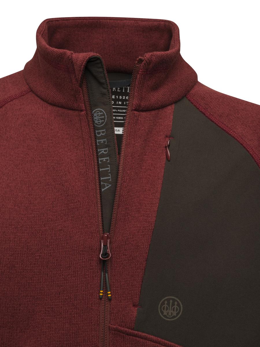 Beretta Abisko Full Zip Fleece  Madder Brown