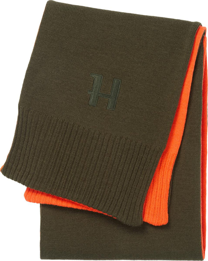 Harkila Härkila reversible Scarf Willow green/Orange