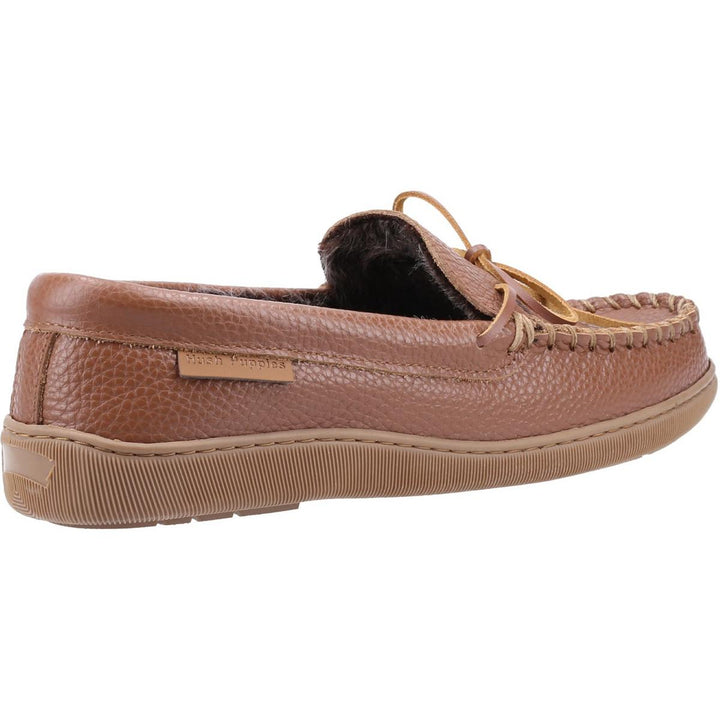 Hush Puppies Ace Leather Slipper Tan