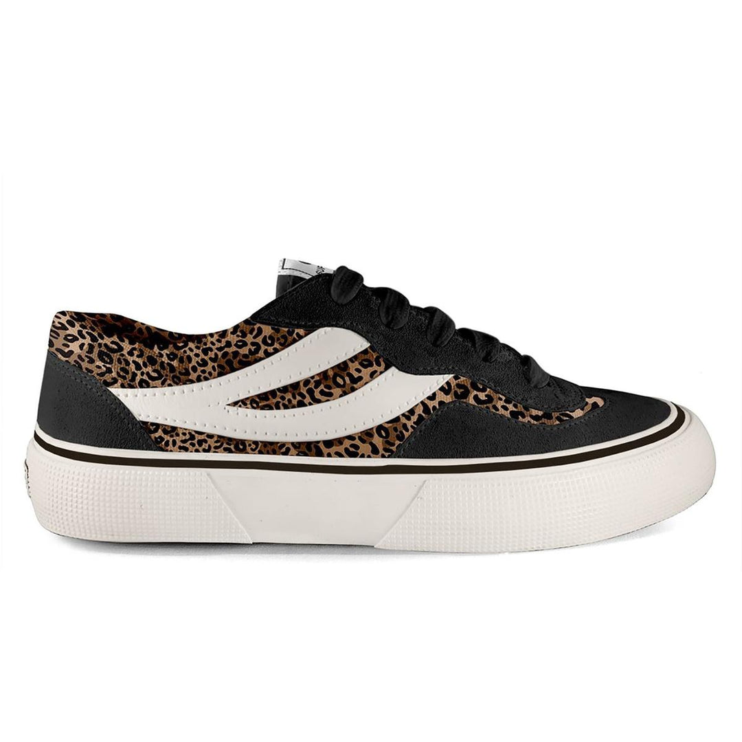 Superga 2941 Revolley Leopard Trainer Black/Micro Leopard