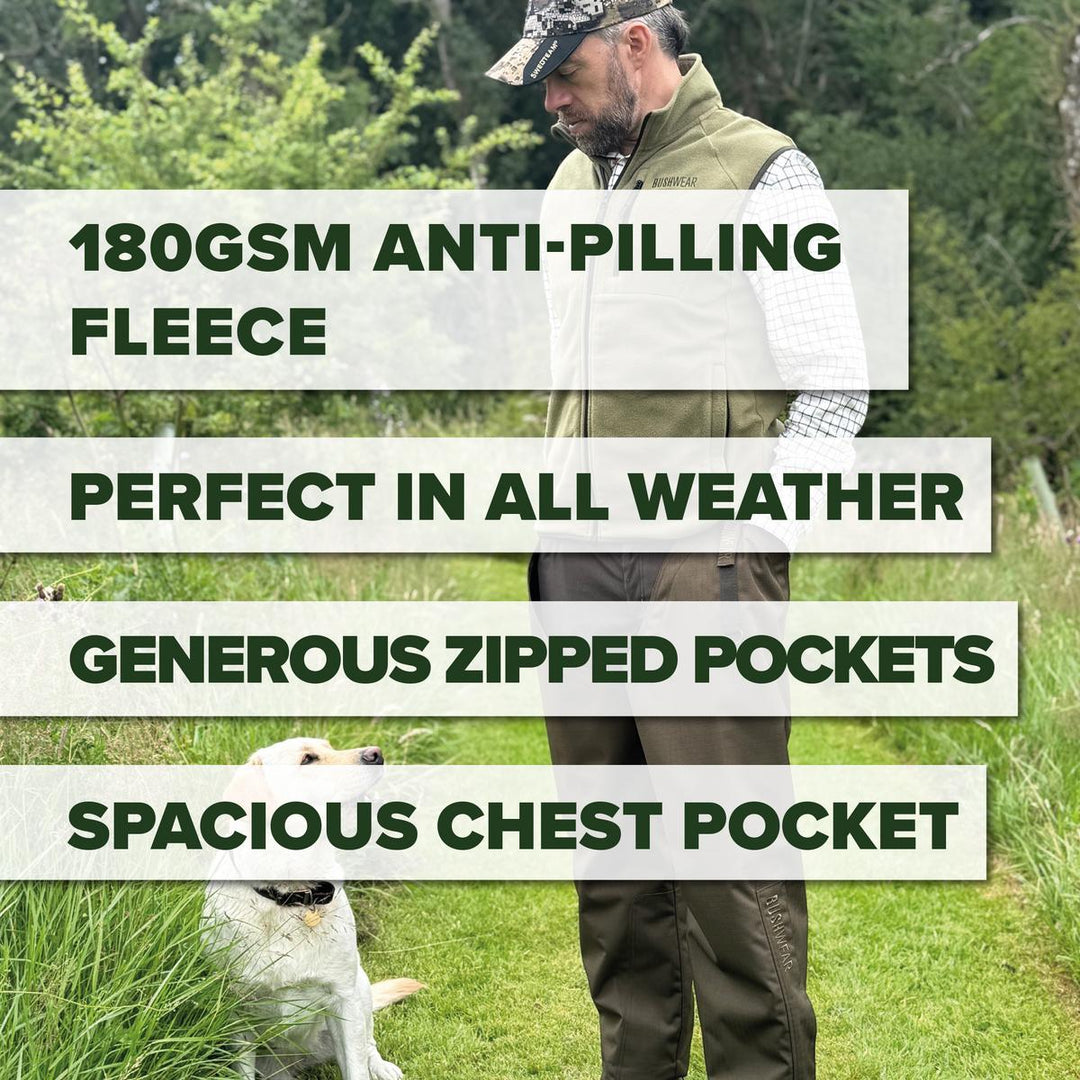 BushWear Dagget Fallow Fleece Gilet