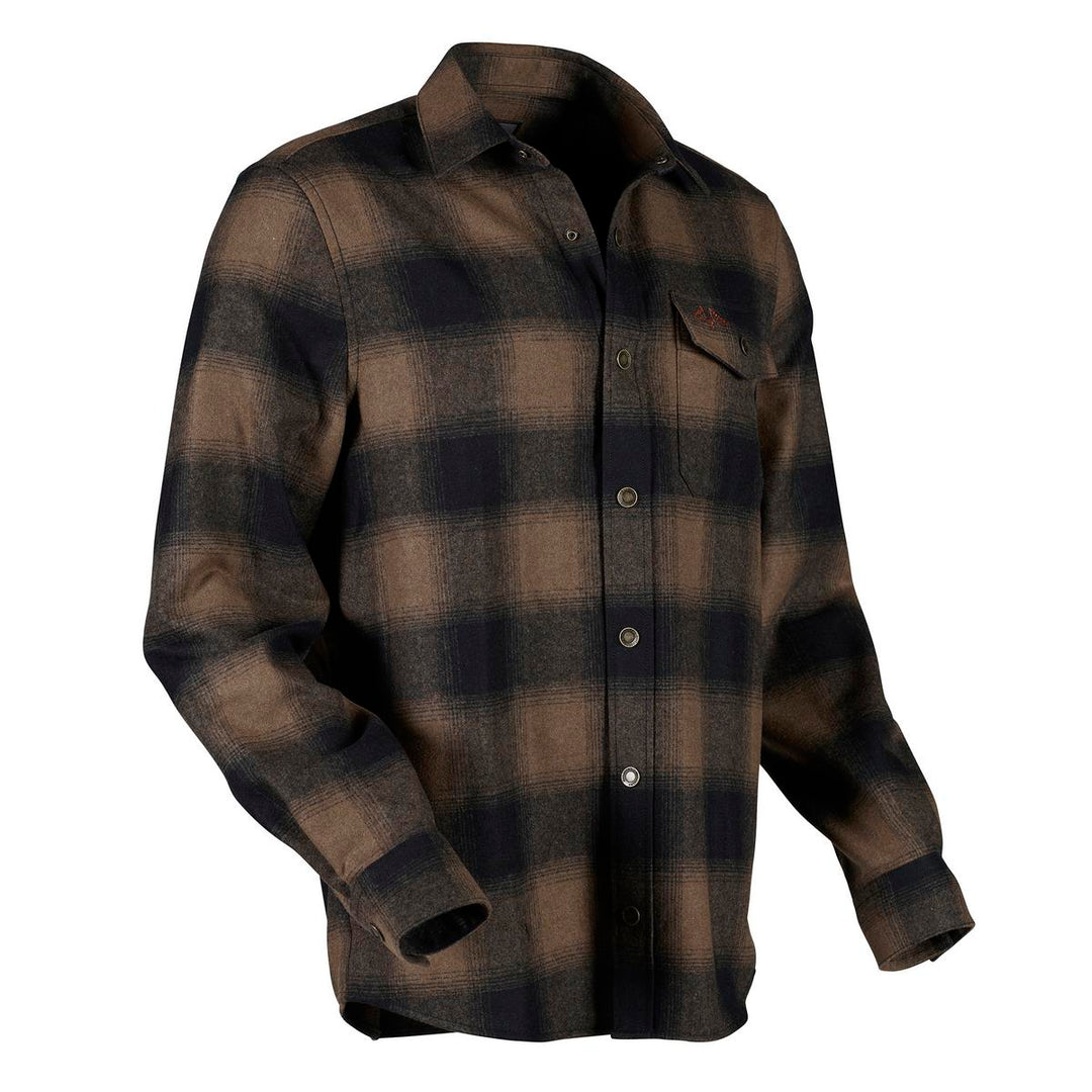 SwedTeam Lynx Wool Shirt Dark Sand