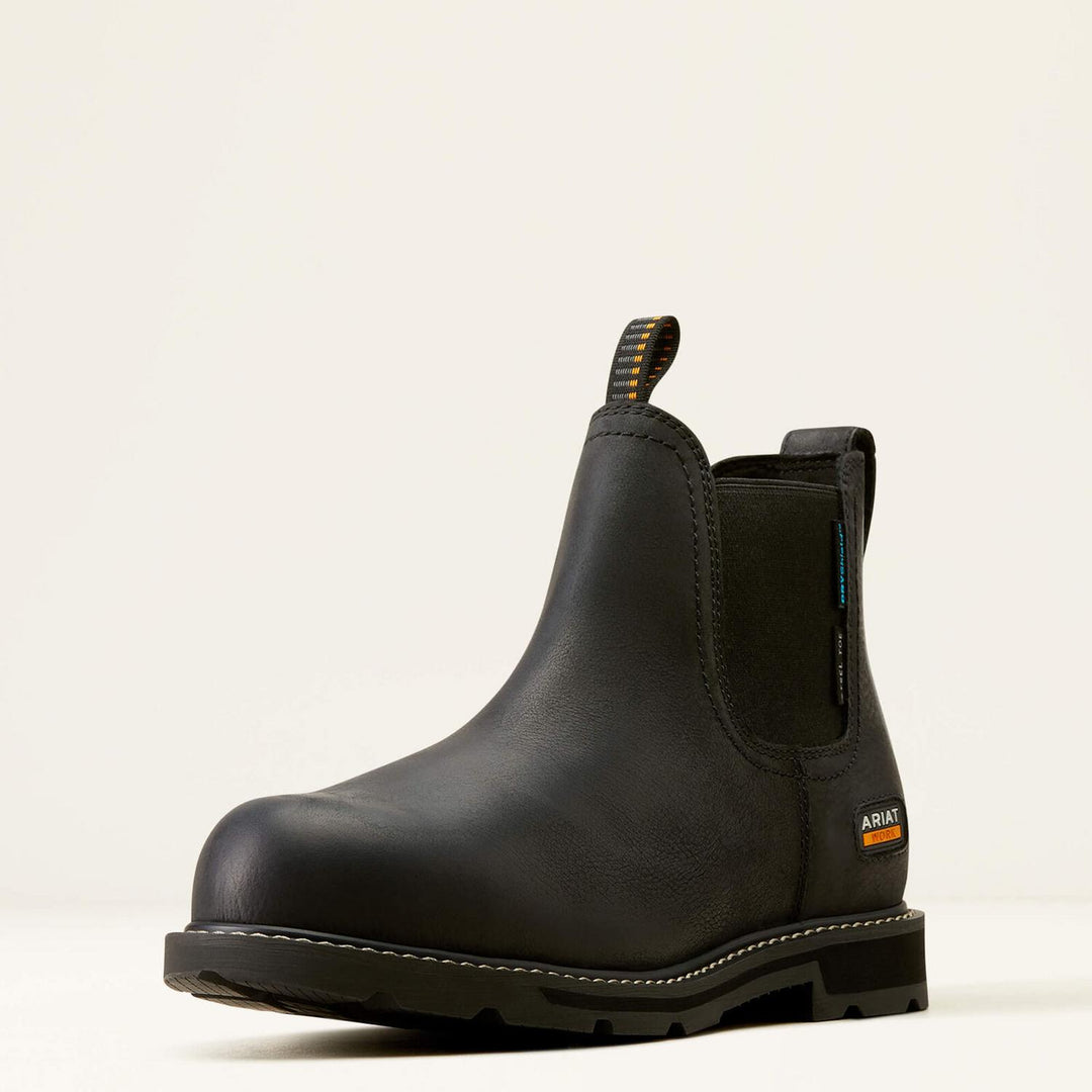 Ariat Mens Groundbreaker Chelsea Waterproof Steel Toe Work Boot