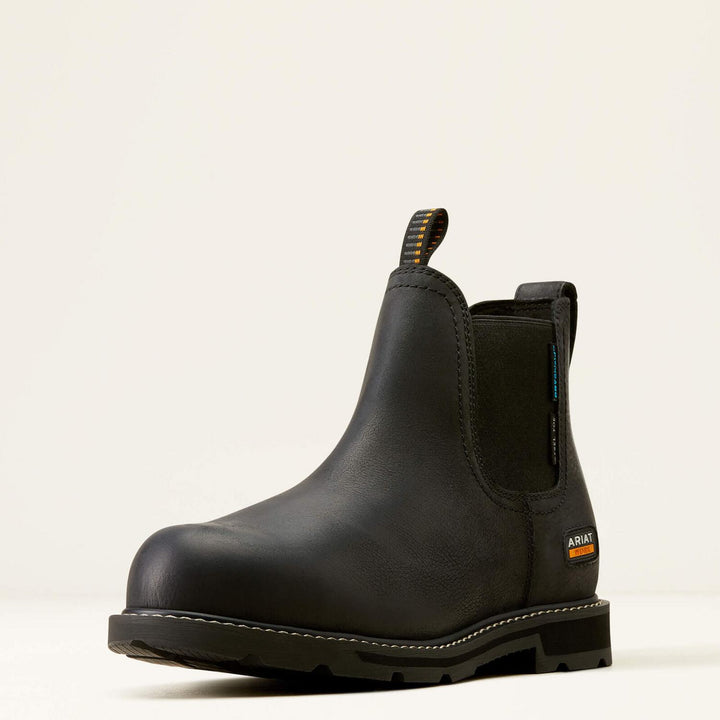 Ariat Mens Groundbreaker Chelsea Waterproof Steel Toe Work Boot