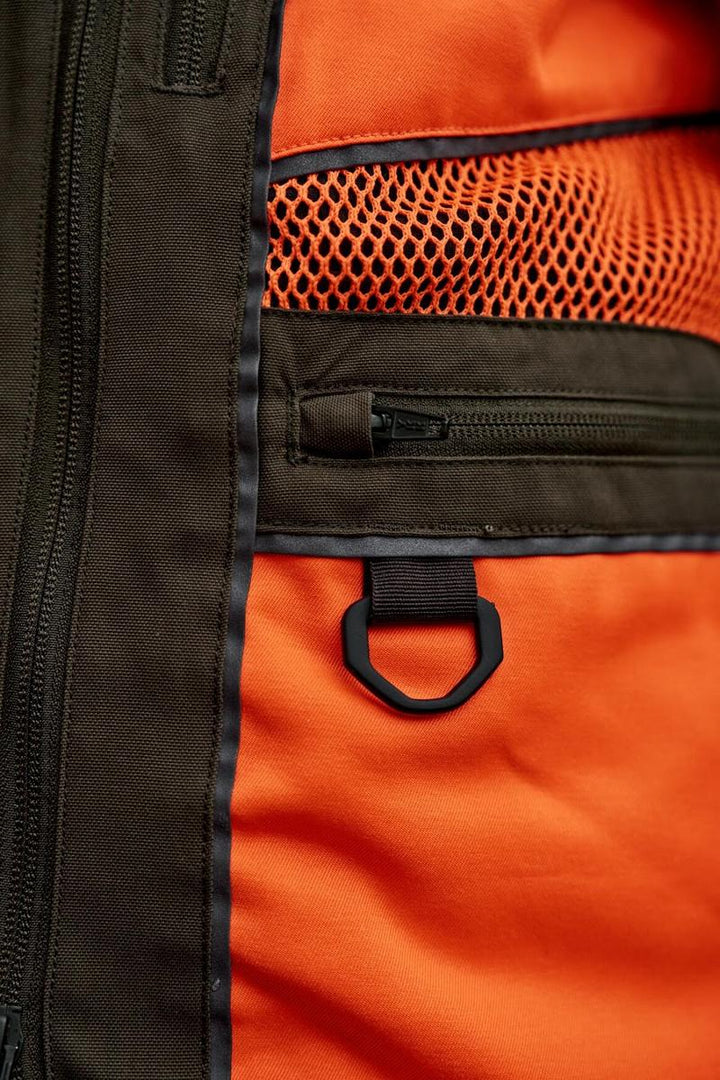 Harkila Wildboar Pro Blaze waistcoat Orange blaze/Brown – view 8