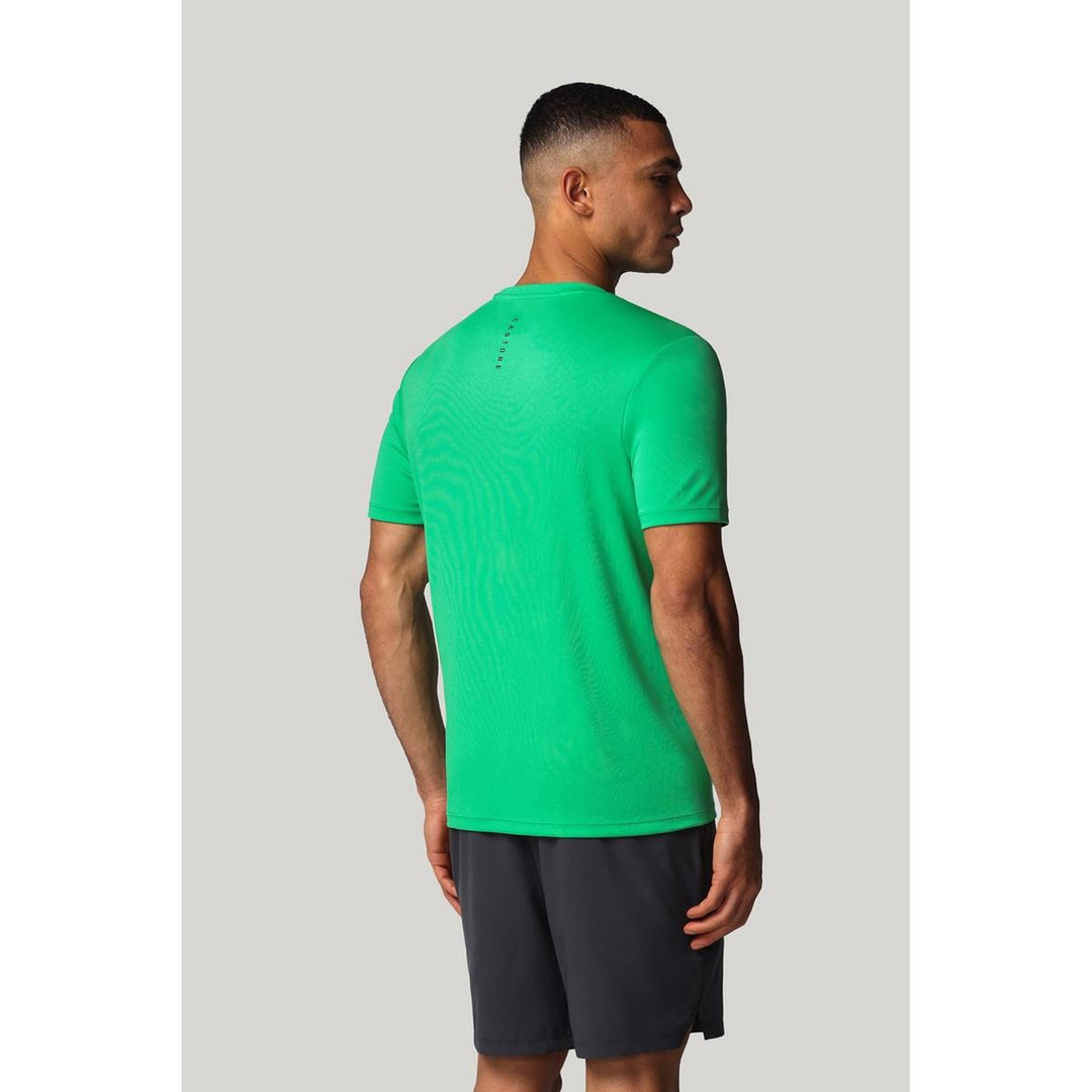 Castore Short Sleeve Tee Shirt JADE GREEN / GUNMETAL – view 2