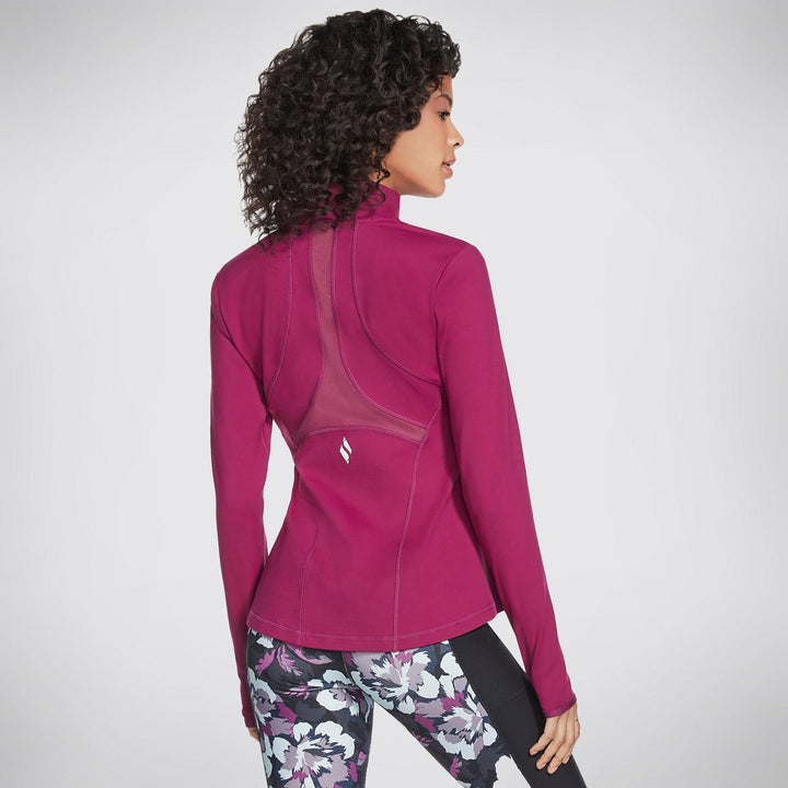 Skechers Performance GOWALK Wear Mesh Jacket Magenta – view 2