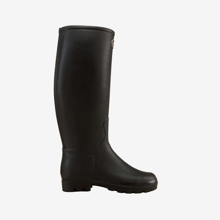 Le Chameau Women's Saint-Hubert Leather Lined Wellington Boot