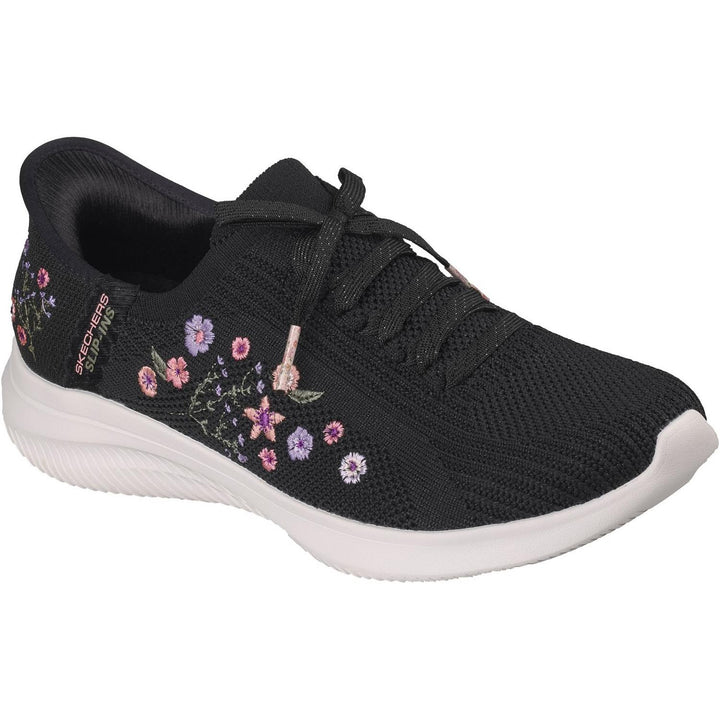 ULTRA FLEX 4.0 SWEET PETALS Black Knit/Multi Trim