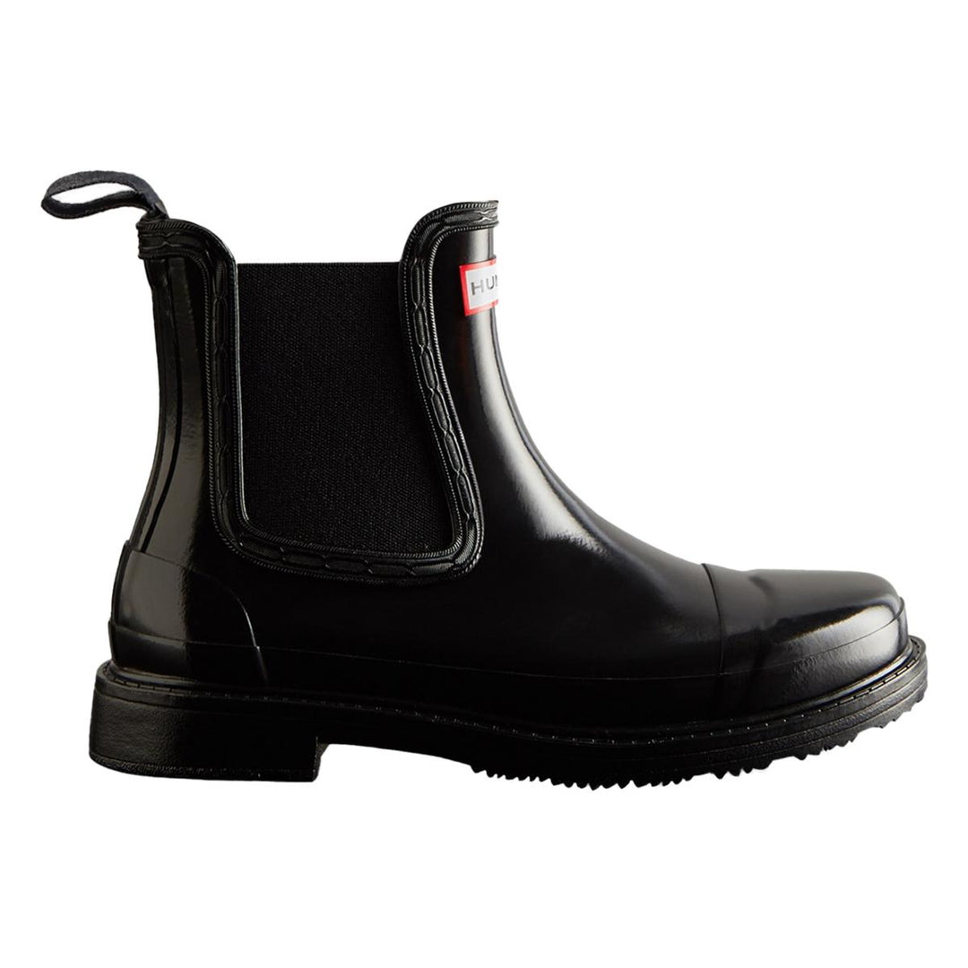 Hunter Commando Gloss Chelsea Boots