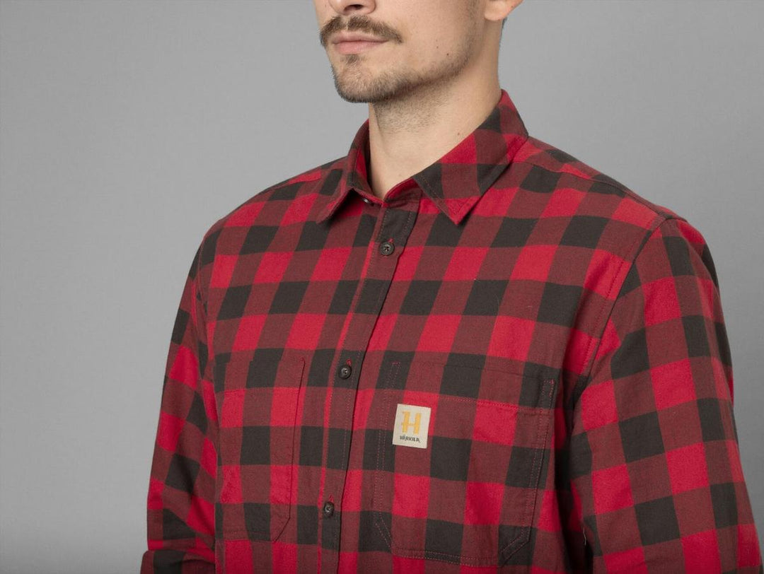 Harkila Härkila Scandinavian L/S shirt Red check