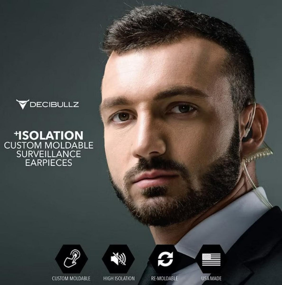 Decibullz Acoustic Tube Earpiece — Isolation