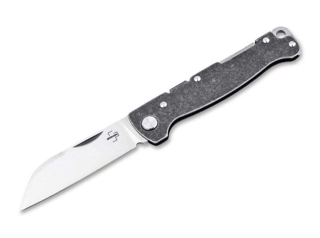 Böker Plus Atlas Backlock Sheepfoot Folding Knife