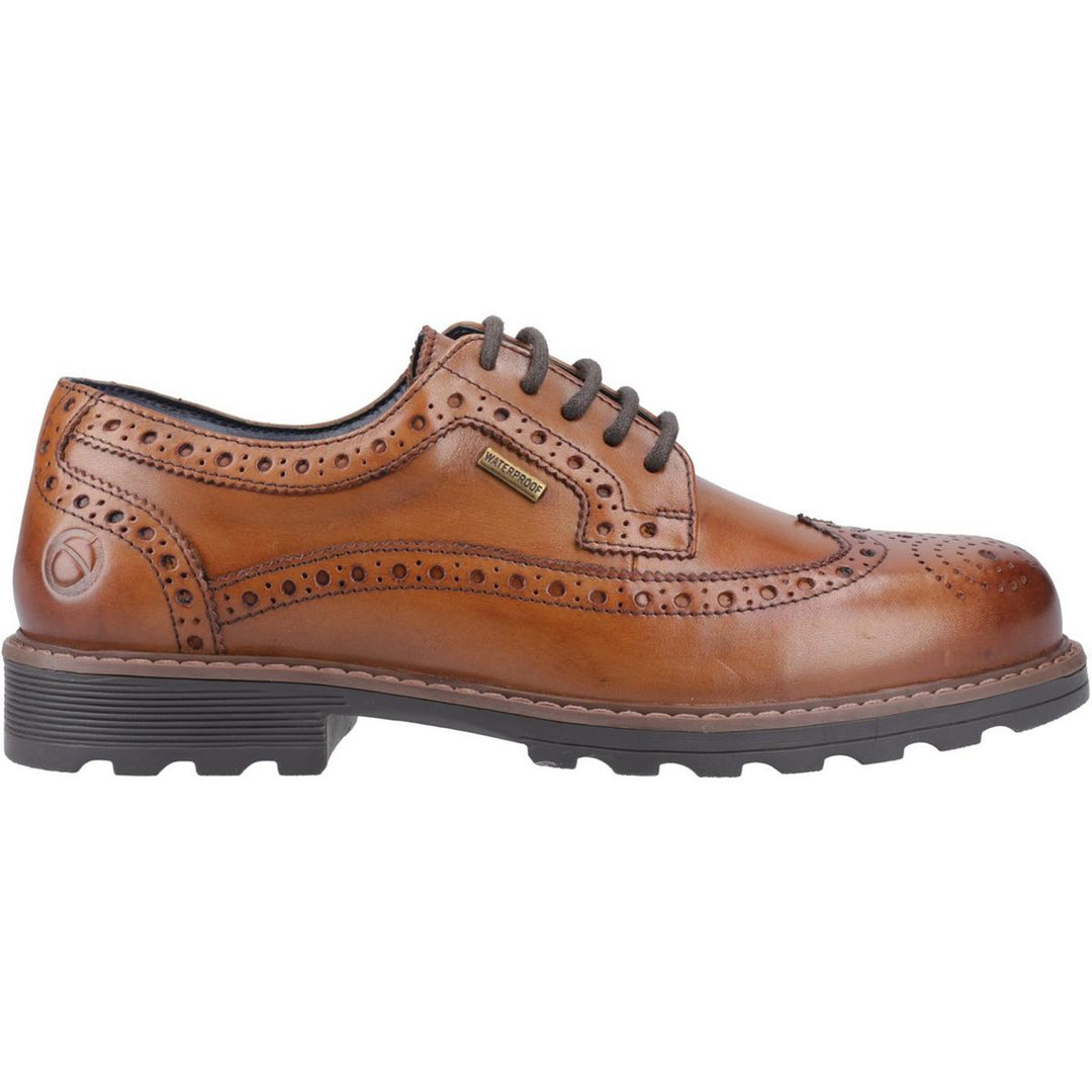 Cotswold Ramsden Brogue Dress Shoe Tan