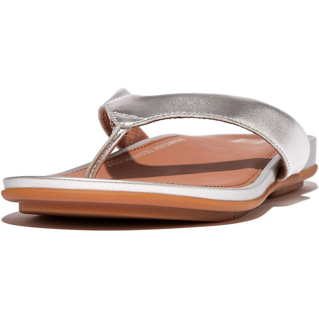 Fitflop Gracie Flip-Flops Silver