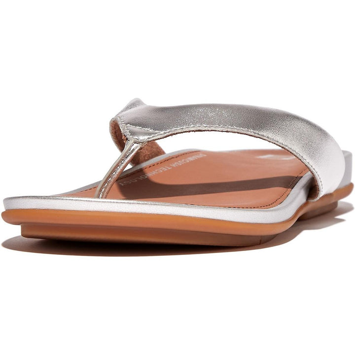 Fitflop Gracie Flip-Flops Silver