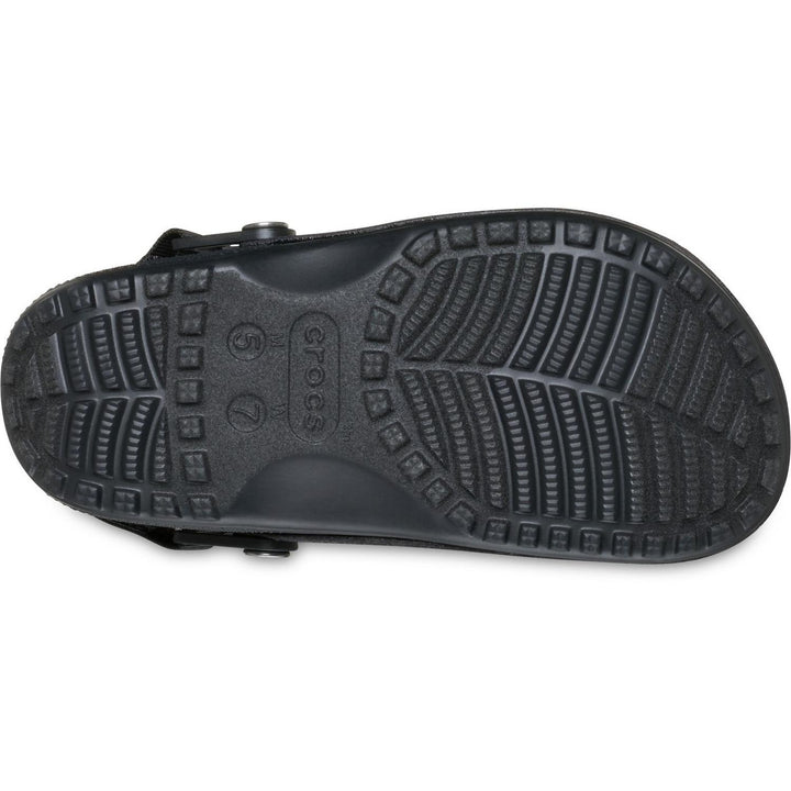 Classic Crafted Vegan Suede Clog Black
