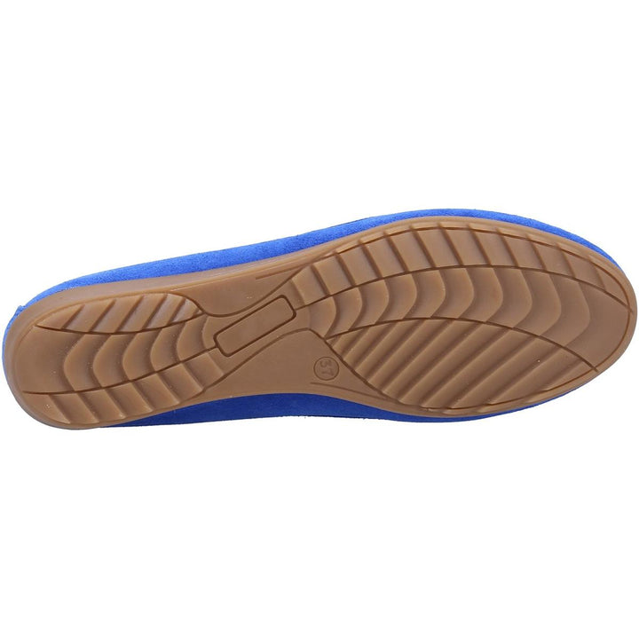 Riva Aldons Moccasin with Snafles Cobalt