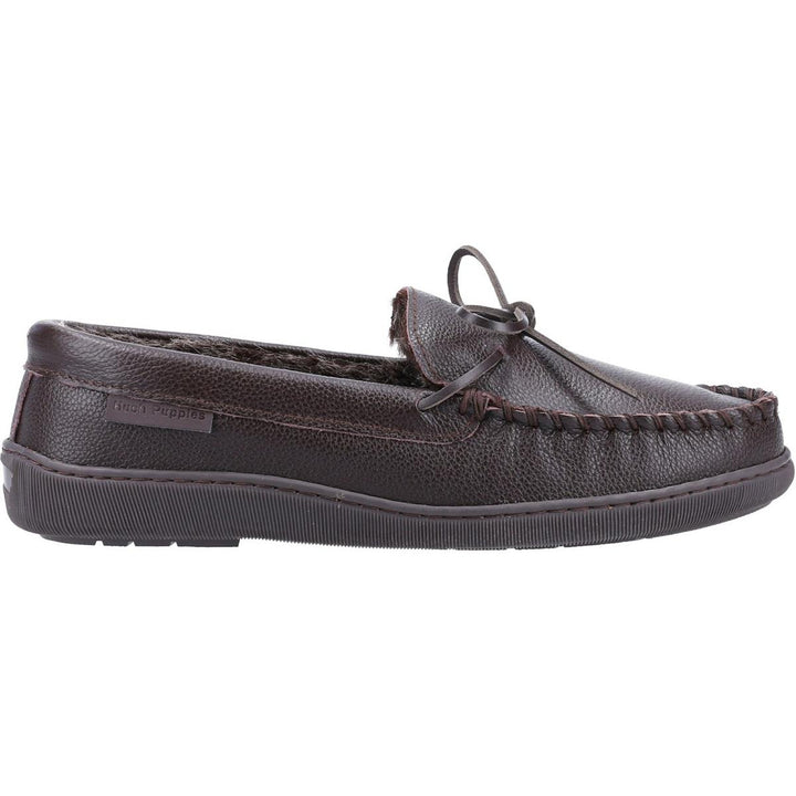 Hush Puppies Ace Leather Slipper Brown