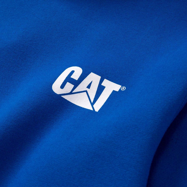 Caterpillar Trademark Banner Hooded Sweatshirt Memphis Blue