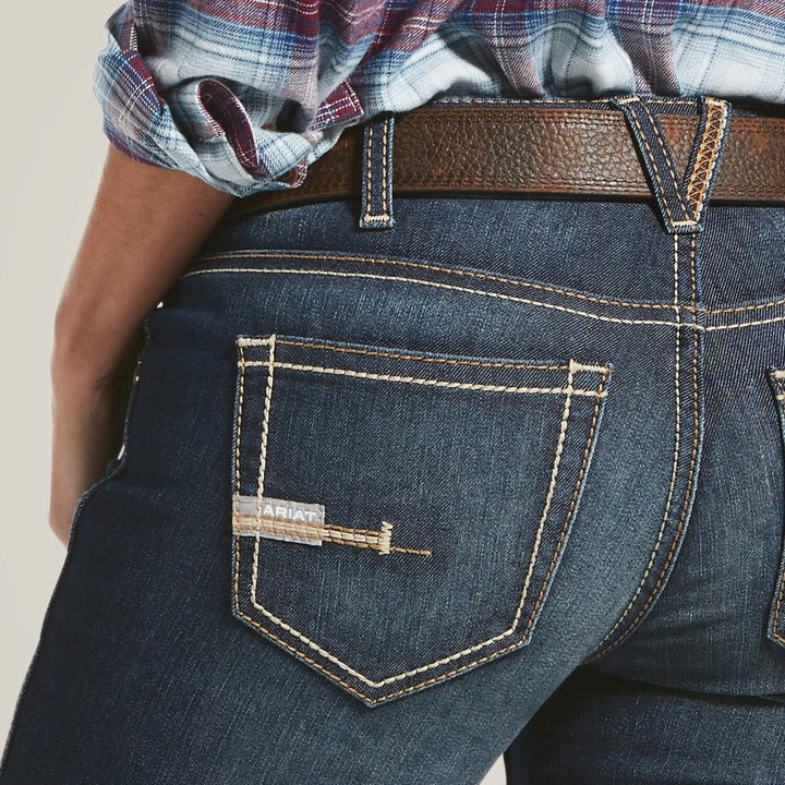 Ariat Ladies Rebar MR DuraStretch Riveter Boot Cut Jean