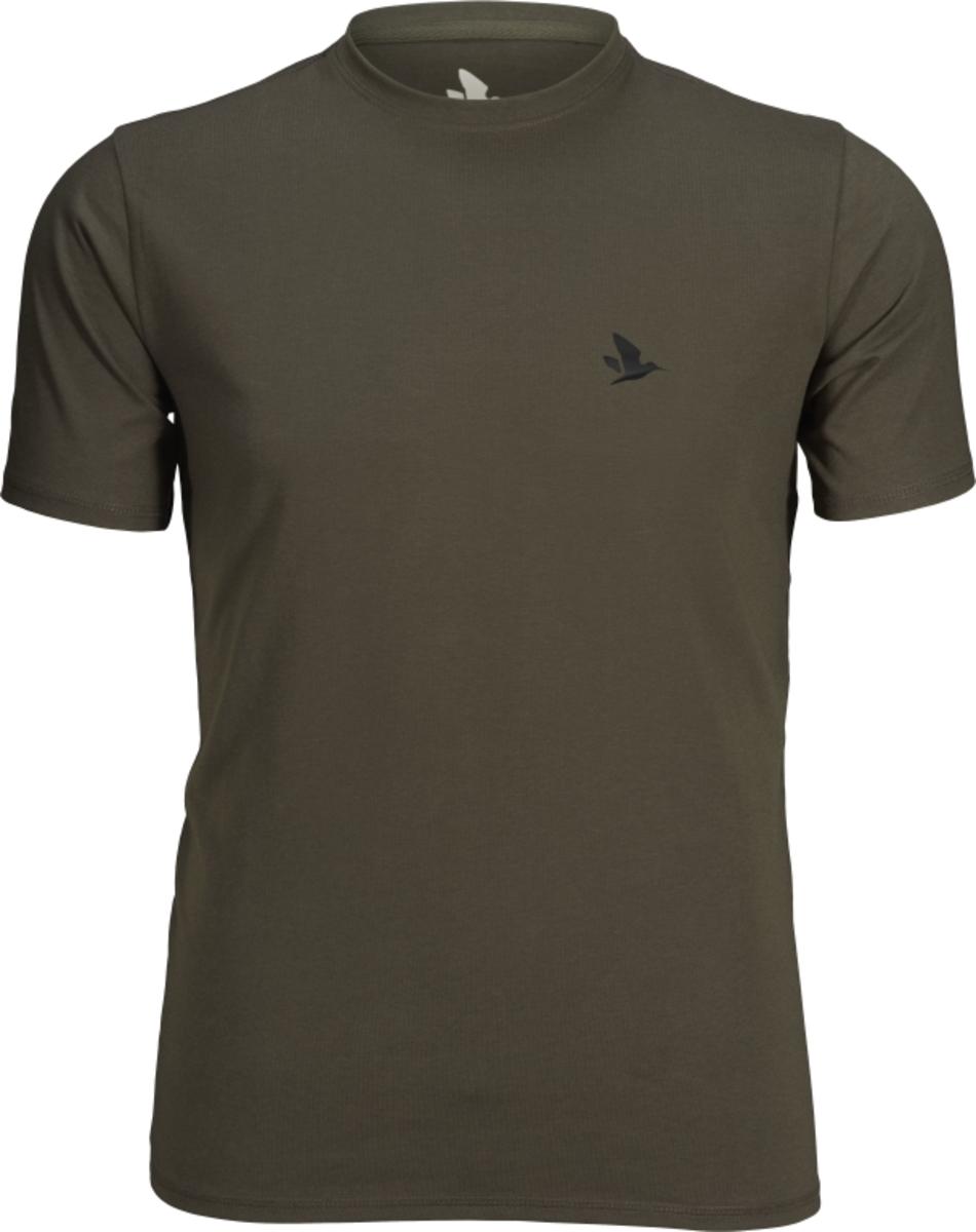 Seeland Outdoor 2-Pack T-Shirt Raven/Pine Green