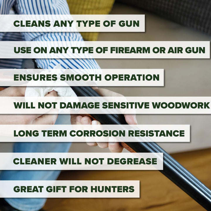 BushWear Napier Gun Cleaner 750ml Spray and Napier Gun Grease Tube 25ml (1.05 oz) Bundle