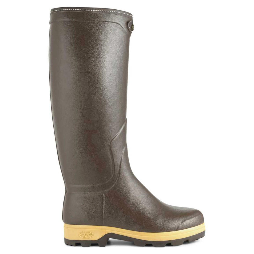Le Chameau Men's Saint-Hubert Heritage Leather Lined Boot - Handcrafted from start to finish by a Master Bootmaker, Featuring our supple and flexible Chamolux rubber, exclusive