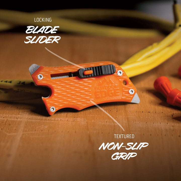 Outdoor Edge SlideWinder Retractable Utility Knife and Multi-Tool