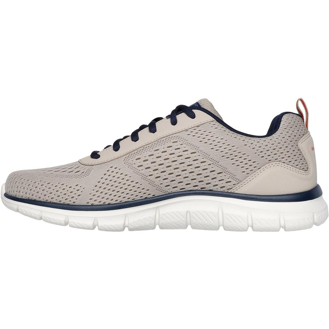 Skechers Track Leshur Shoes Taupe/Navy