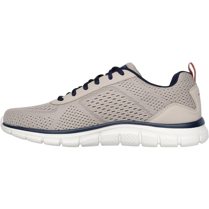 Skechers Track Leshur Shoes Taupe/Navy