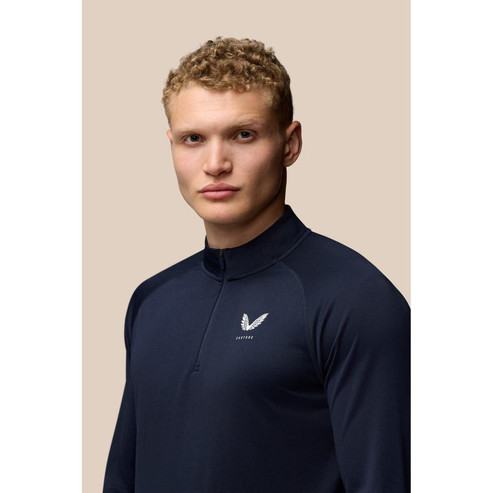 Castore Adapt Training 1/4 Zip Top Midnight Navy/White