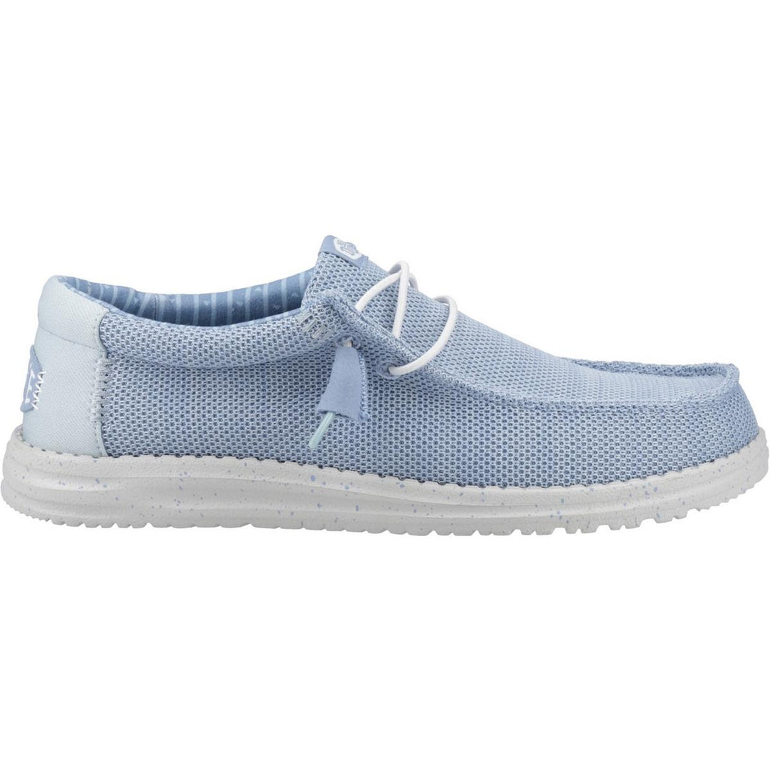 HEYDUDE Wally Stretch Sox Shoes Cloud Blue/Dawn Blue