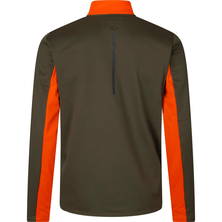 Seeland Elliot Fleece Pine Green/Hi-Vis Orange | Men's Fleece – view 5
