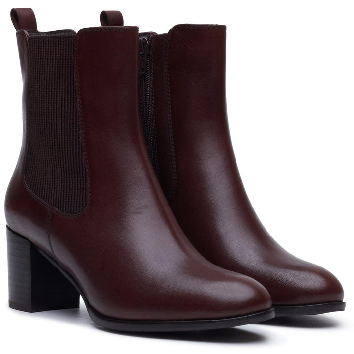 Camellia Heeled Boot BROWN