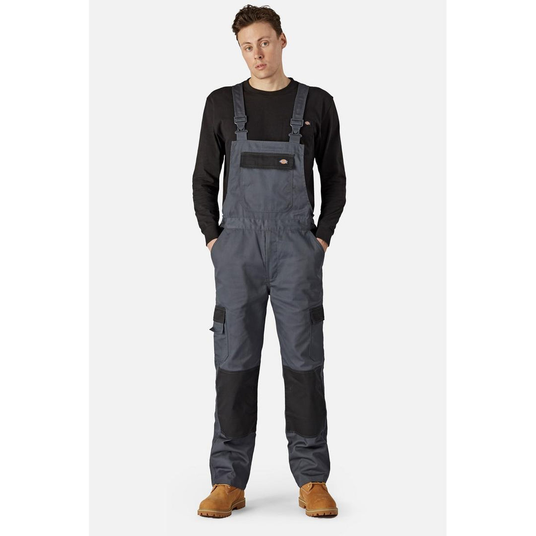 Dickies Everyday Bib and Brace Slate Grey/Black