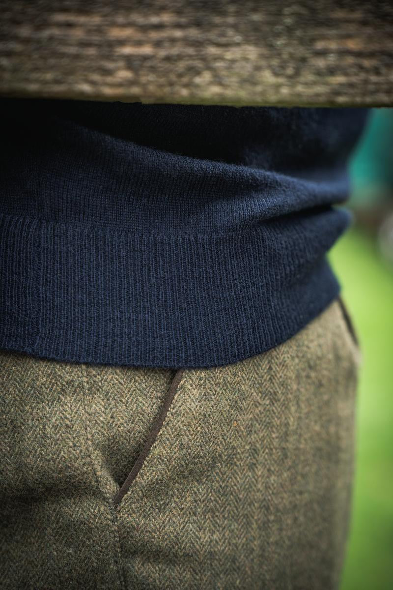 Seeland Pine V-Neck Pullover Dark Sapphire