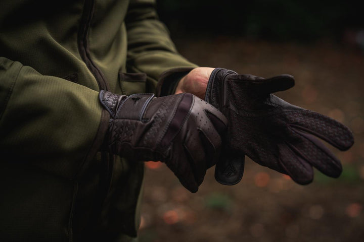 Seeland Aim Shooting Gloves Chocolate Torte