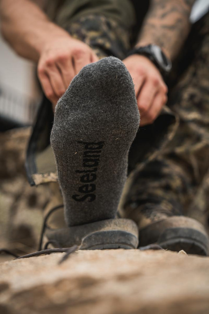 Seeland Field Sock - 3Pack Pine Green/Dark Grey